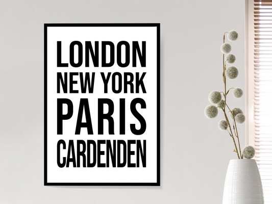 Cardenden Bold Print