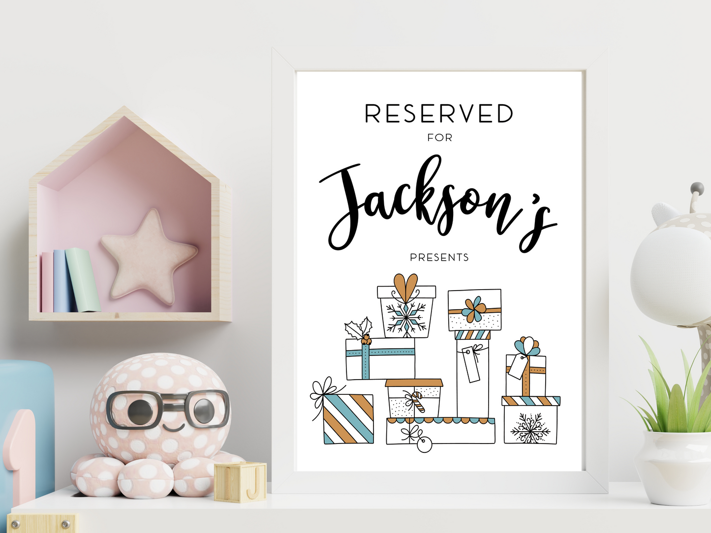 Under The Tree Personalised Print