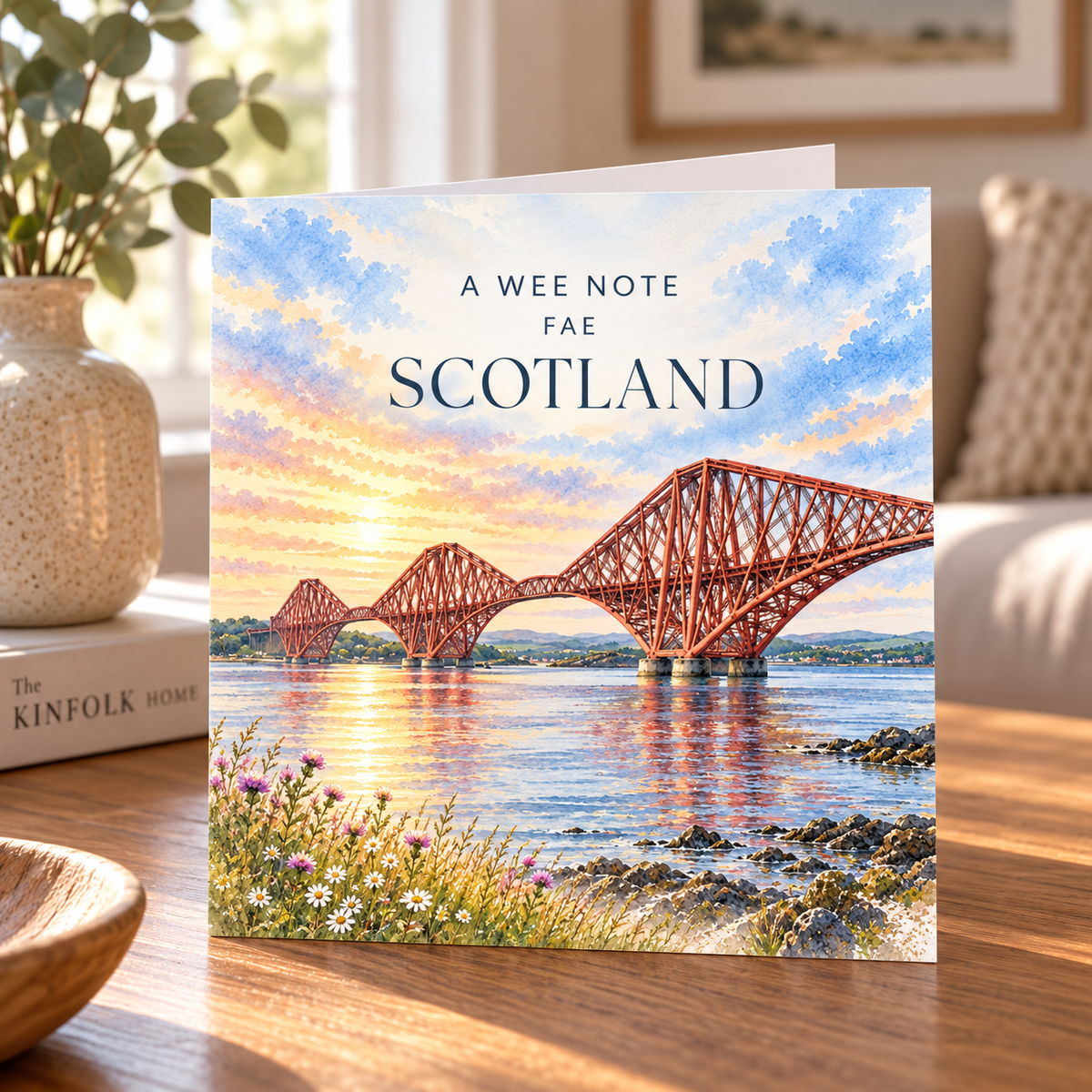 Wee Note Fae Scotland Rail Bridge Card