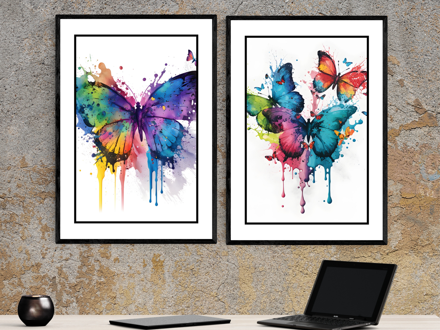 Watercolour Butterfly Art