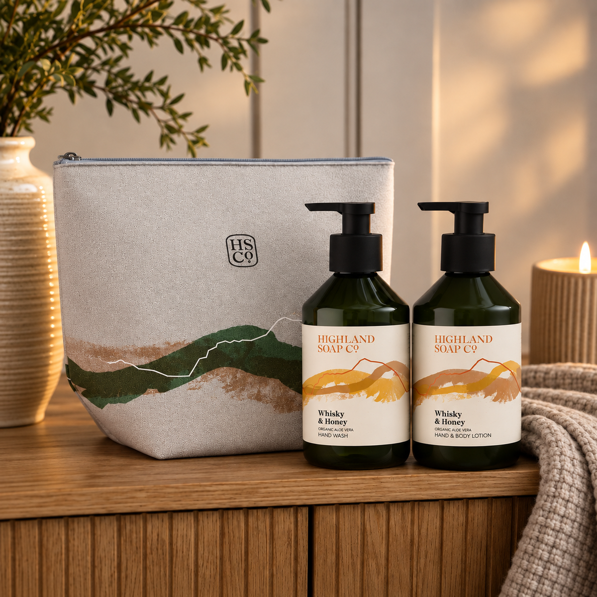 Whisky & Honey | Hand Care Gift Set | Highland Soap Co.
