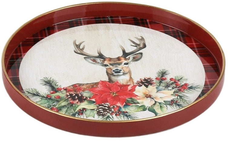 Highland Stag Christmas Tray