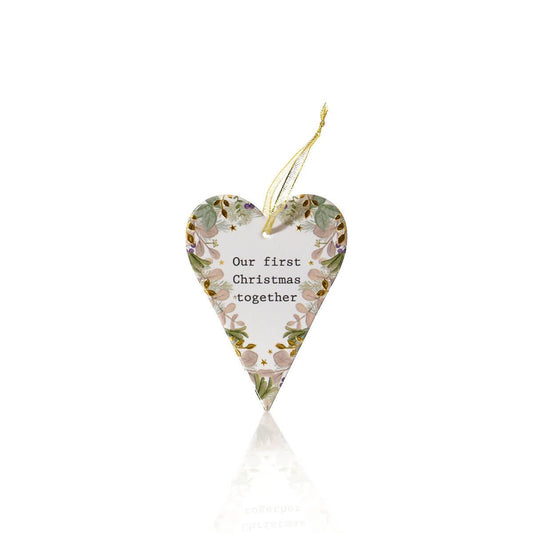 First Christmas Together Ceramic Festive Hanger