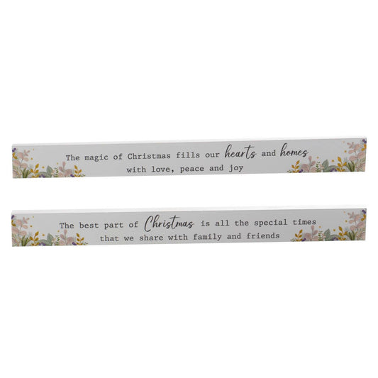 Festive Sentiment Block Ceramic