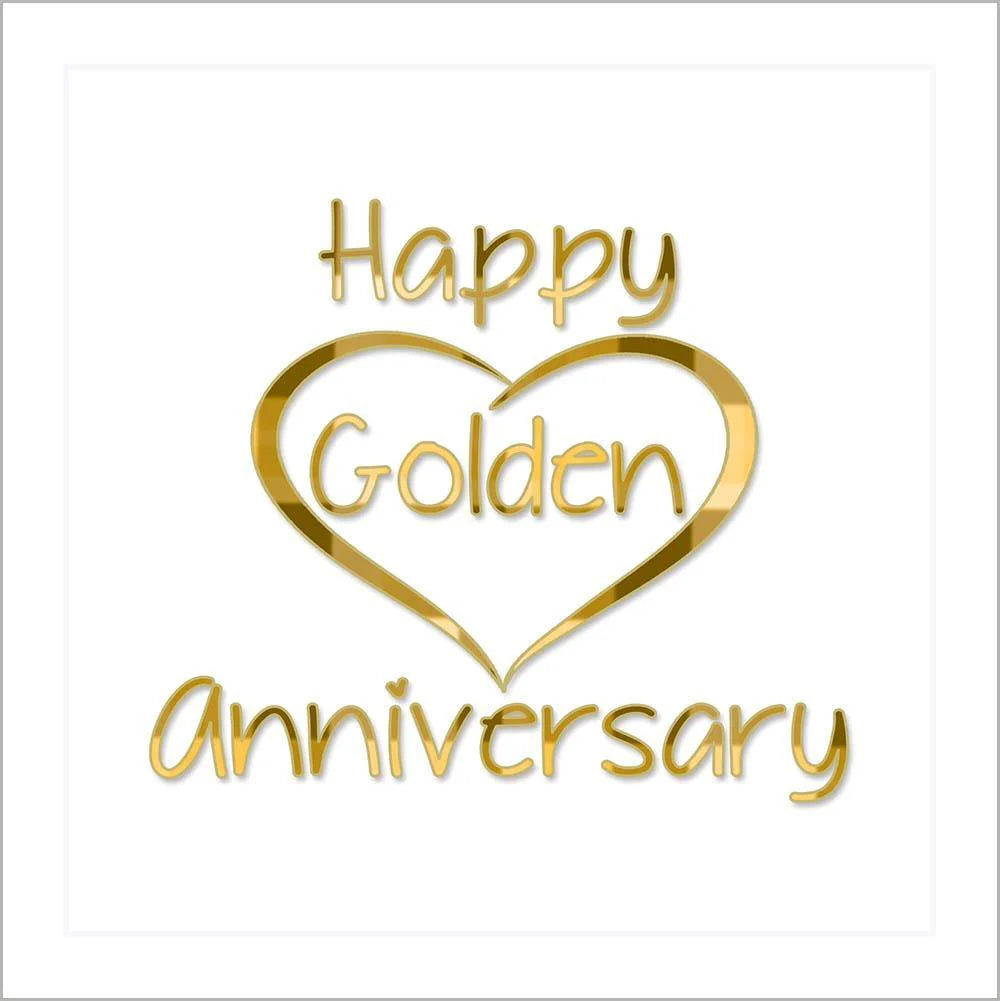Happy Golden Anniversary Tartan Card