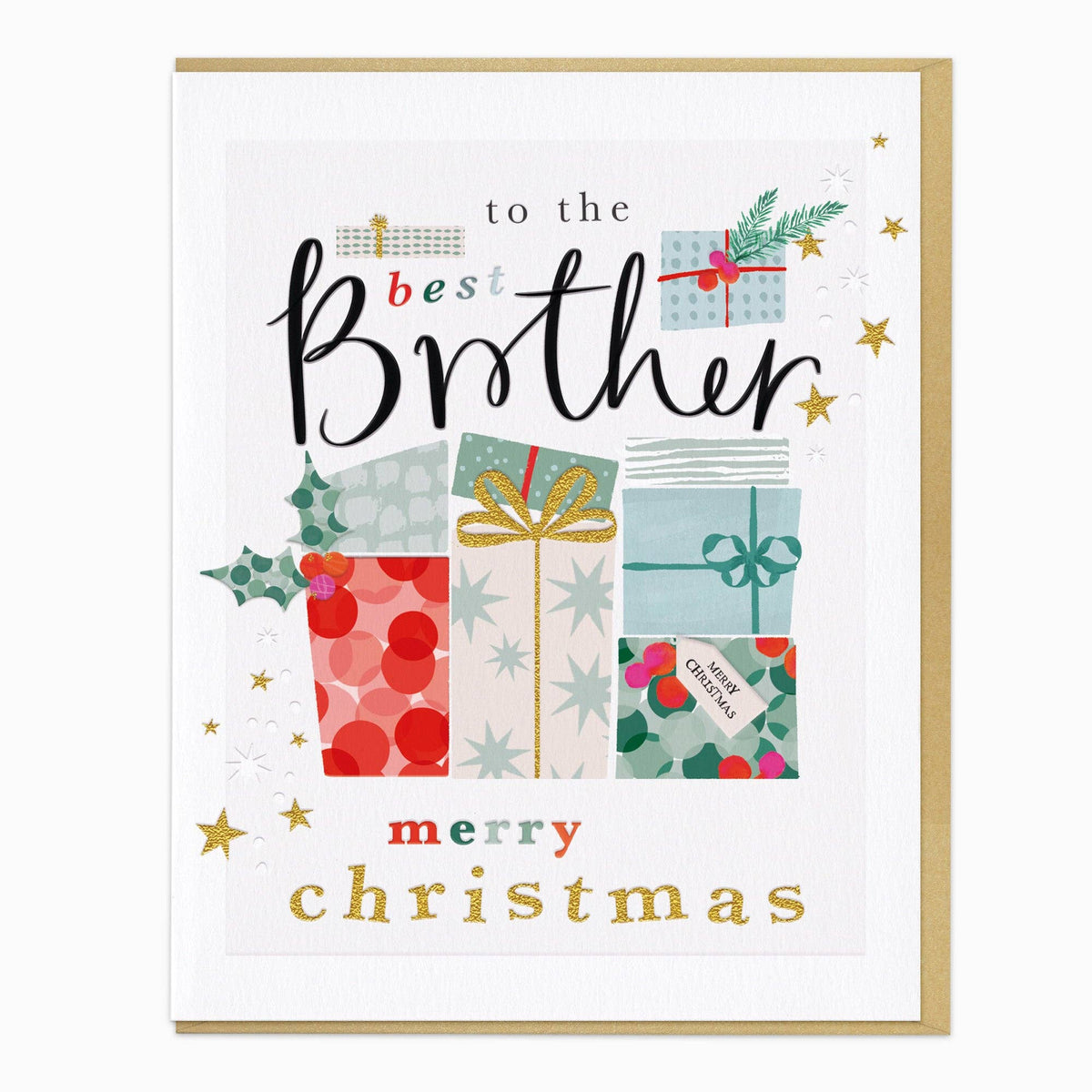 Best Brother Christmas Card