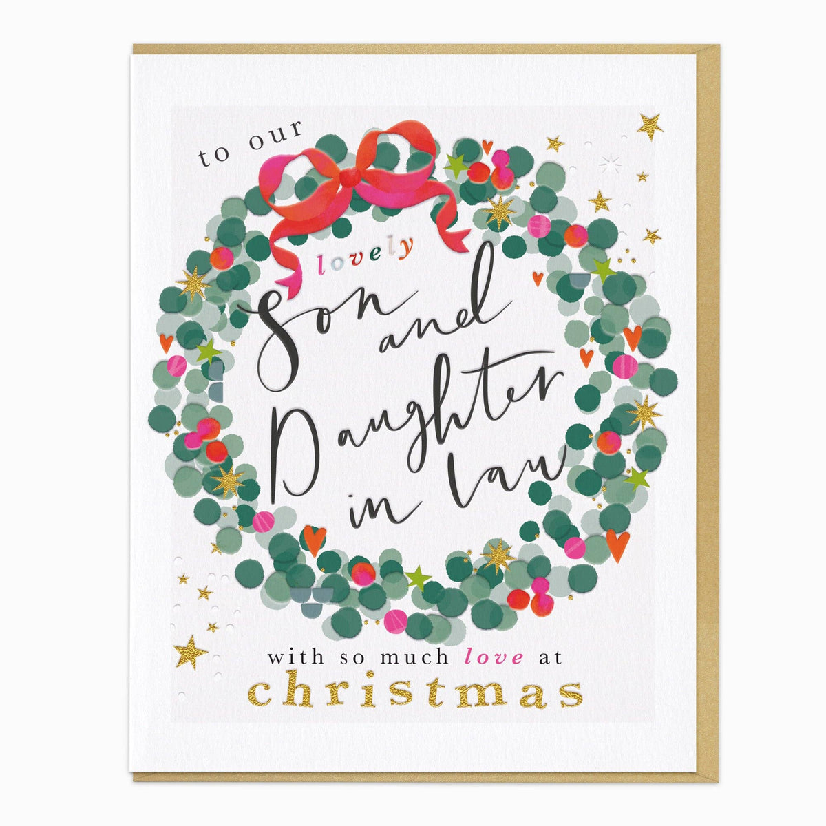Son & Daughter In Law Christmas Card