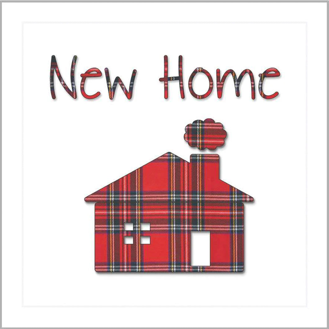 New Home Tartan Card