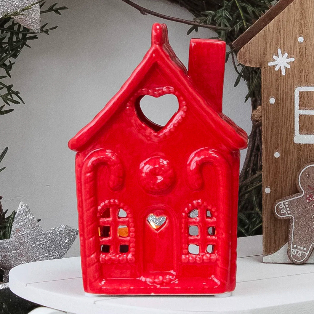 Christmas Candy House Tealight Holder