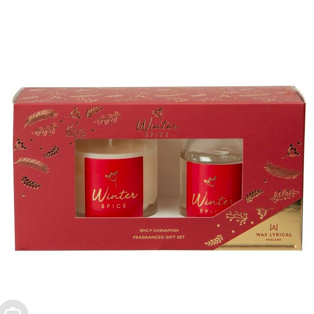 Winter Spice Candle & Reed Diffuser Gift Set