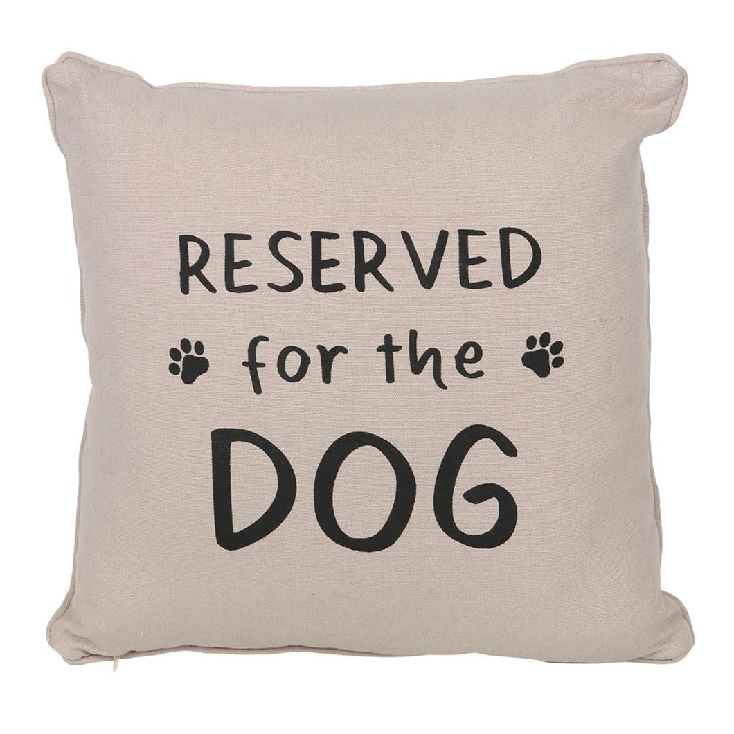 Reserved for the Dog Reversible Cushion