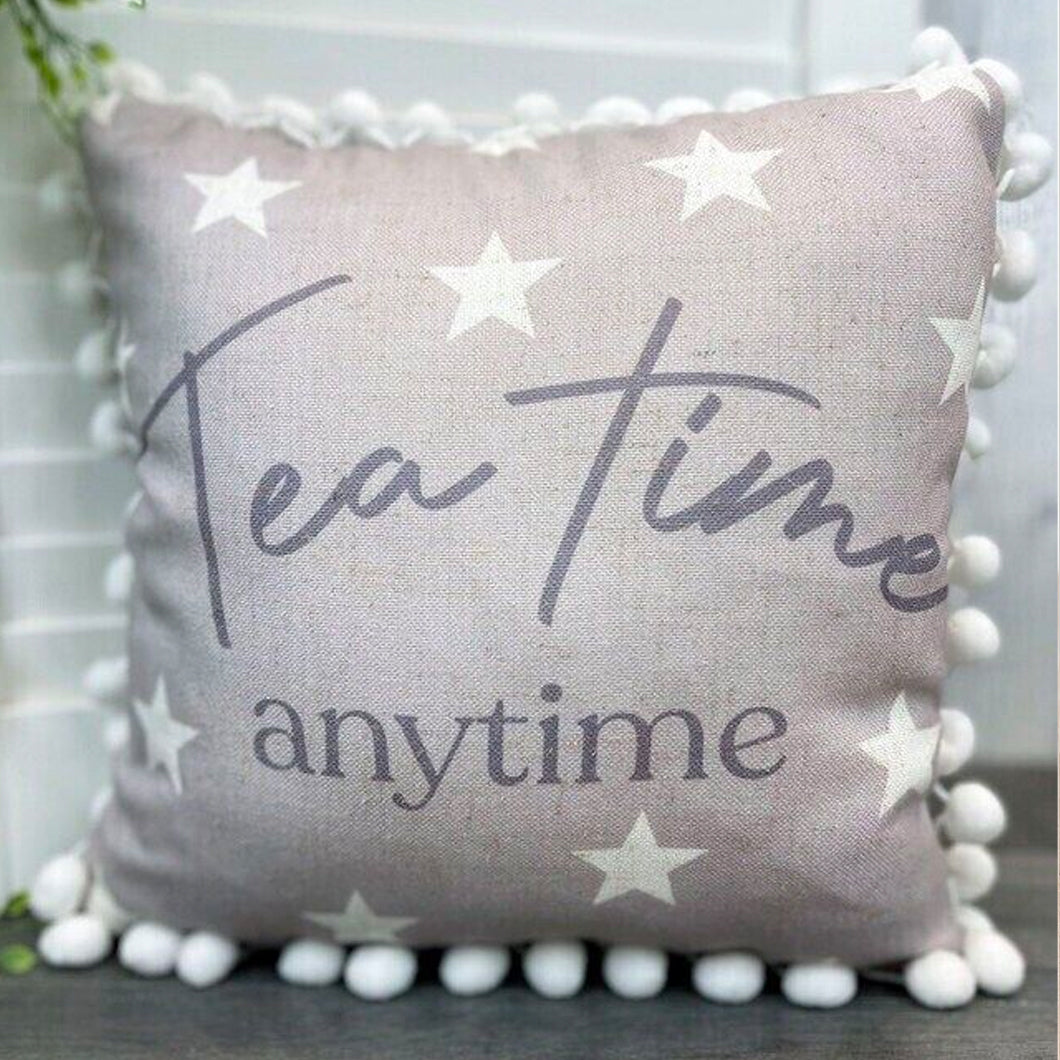 Tea Time Anytime Cushion