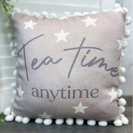 Tea Time Anytime Cushion