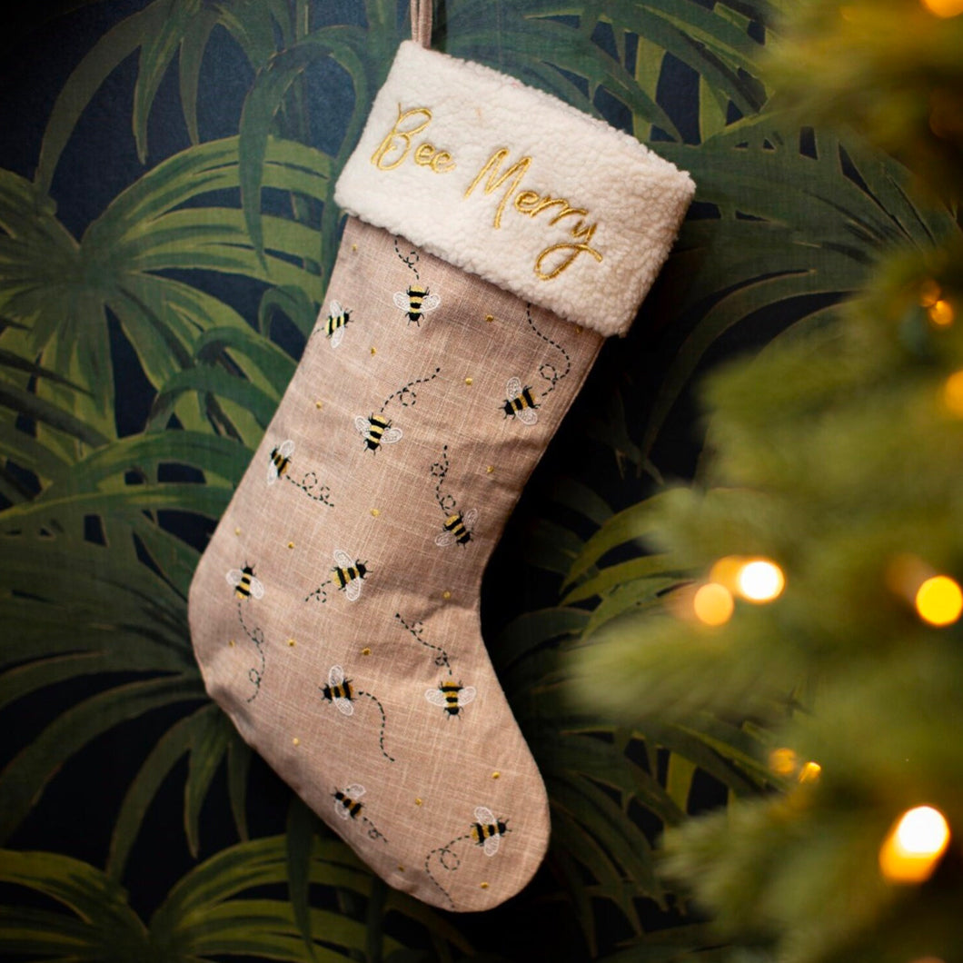Bee Merry Stocking