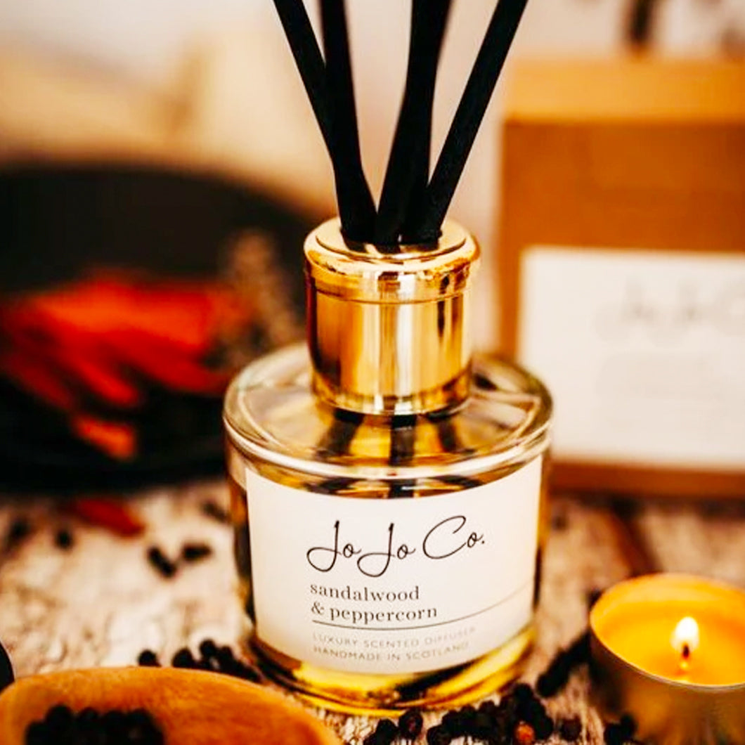 JoJo Co. Sandalwood & Peppercorn Luxury Diffuser