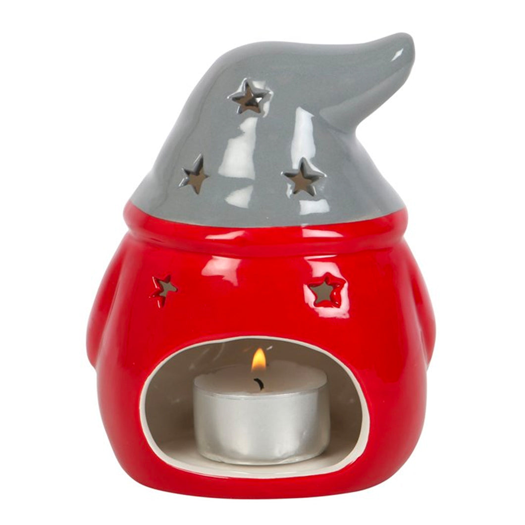 Red and Grey Gonk Tealight Holder