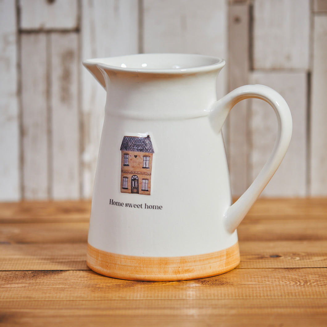 Home Sweet Home Embossed Jug