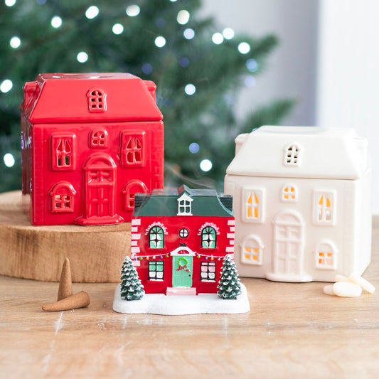 Red Ceramic House Burner