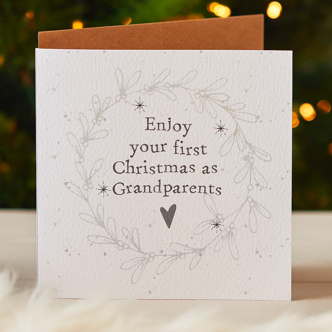 First Christmas as Grandparents Card