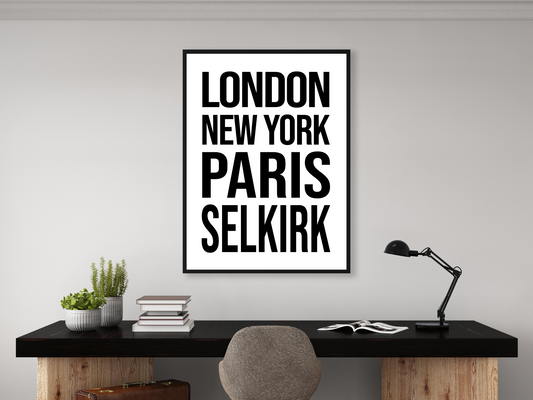 Selkirk Bold Print