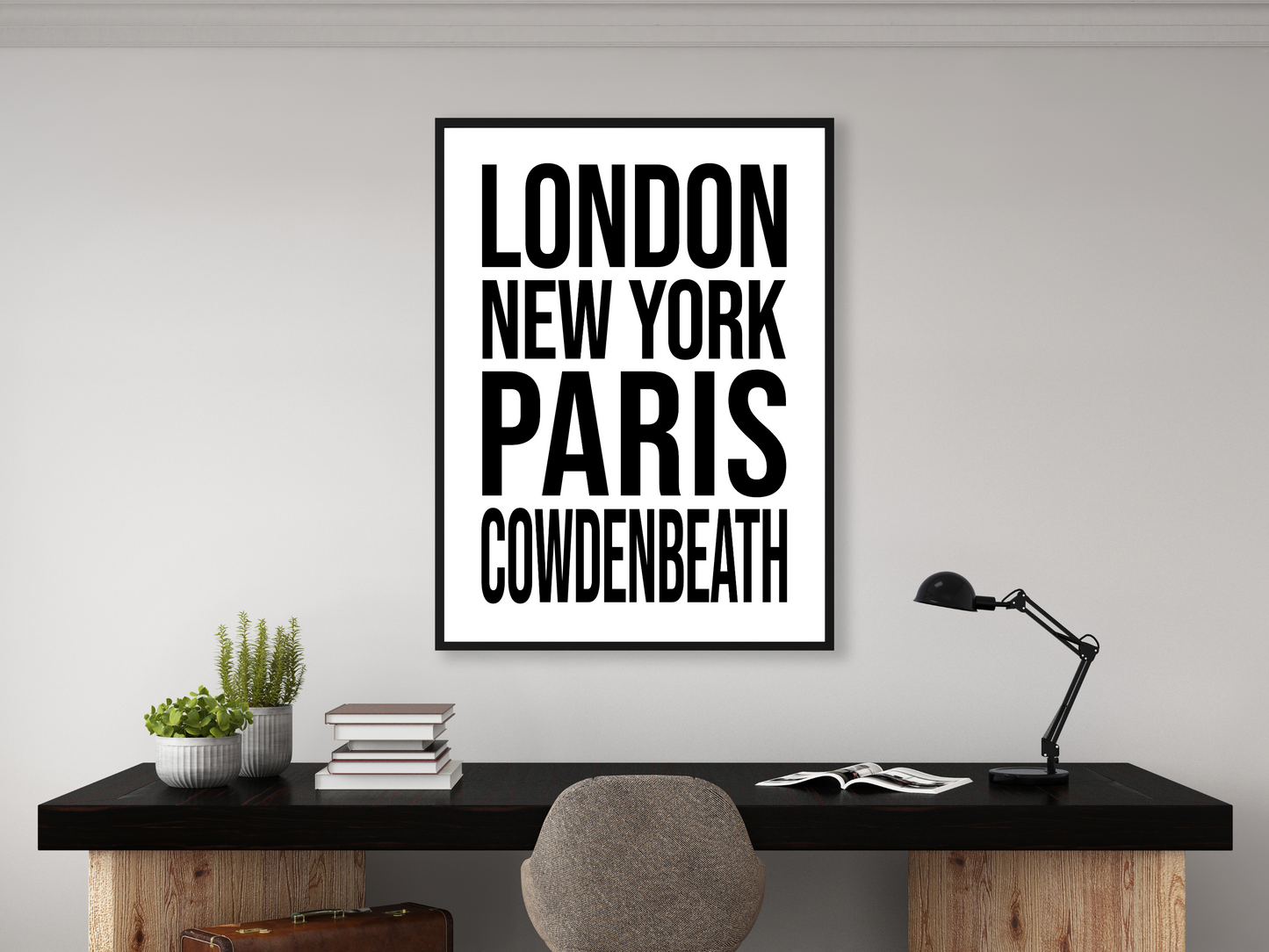 Cowdenbeath Bold Print