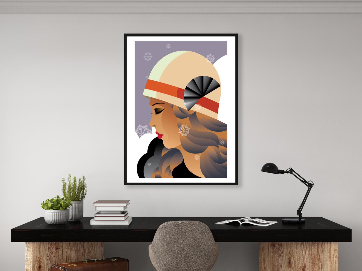Art Deco Winter Beauty