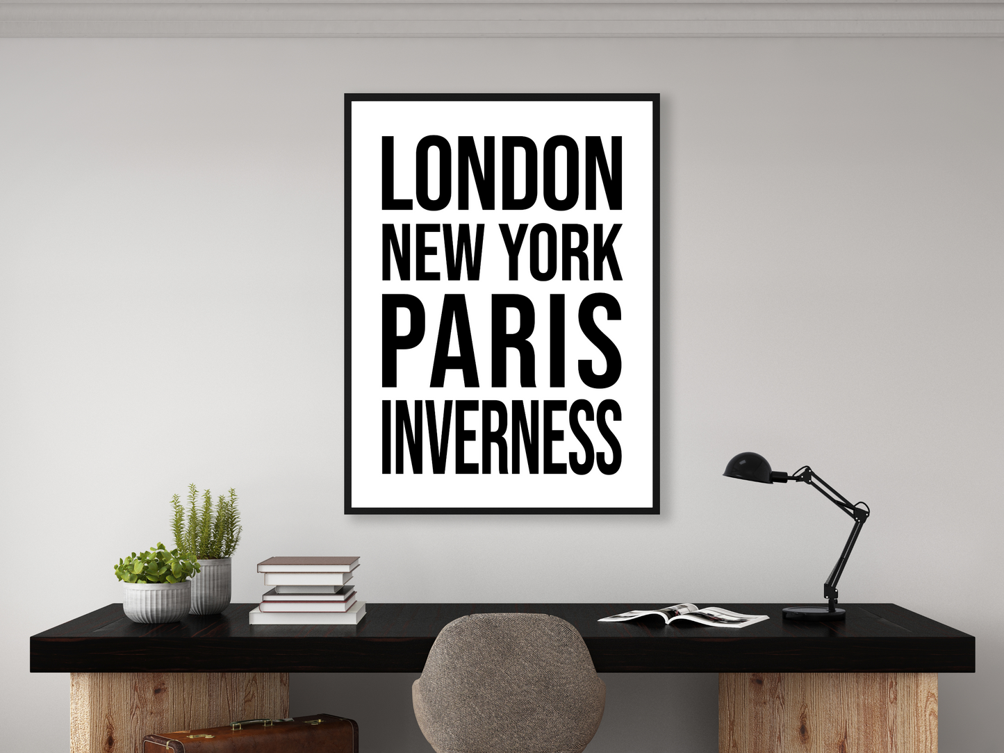 Inverness Bold Print