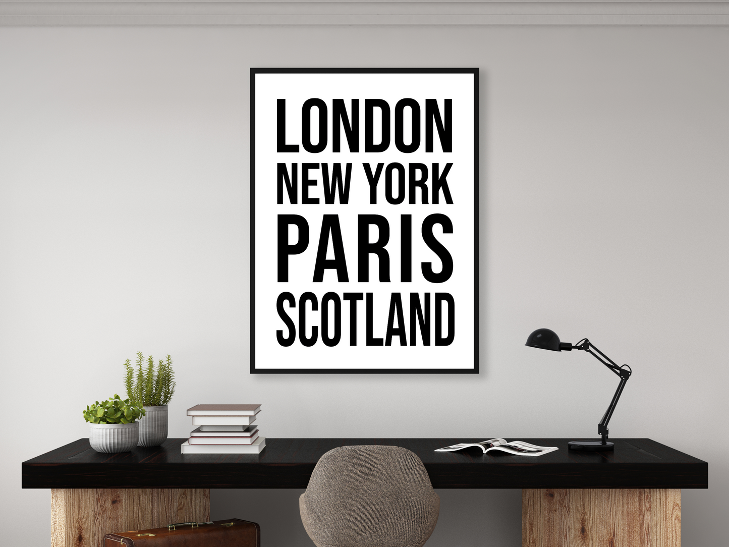 Scotland Bold Print