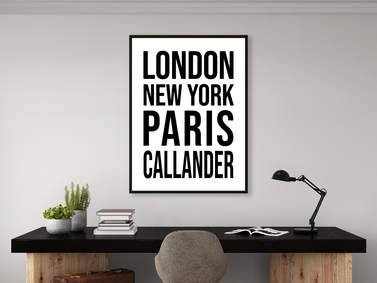 Callender Bold Print