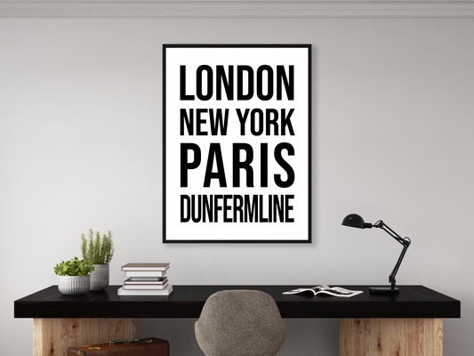 Dunfermline Bold Print