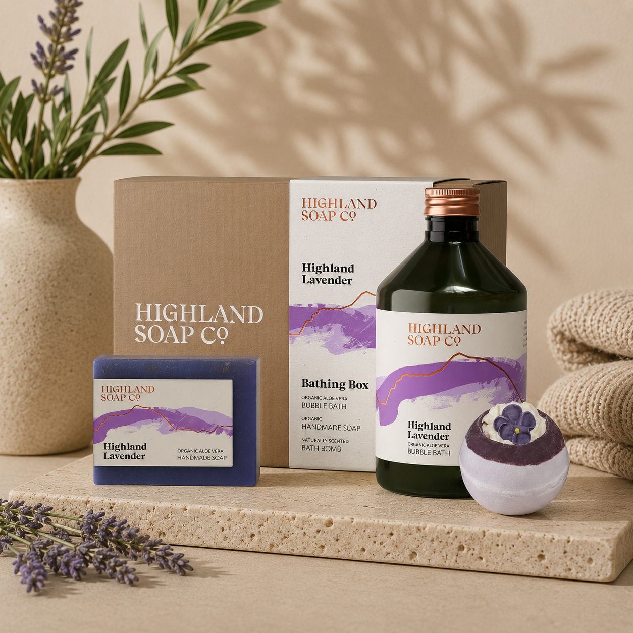 Bathing Box | Highland Lavender | Highland Soap Co
