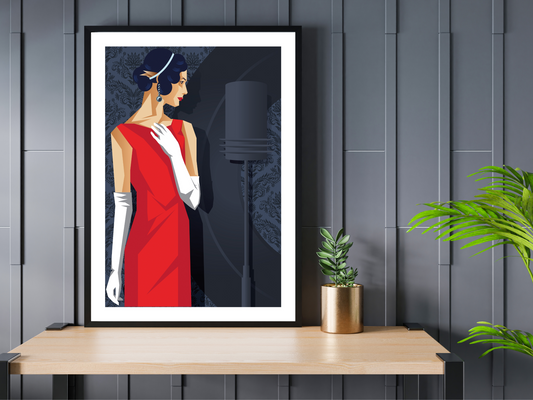 Art Deco Rouge