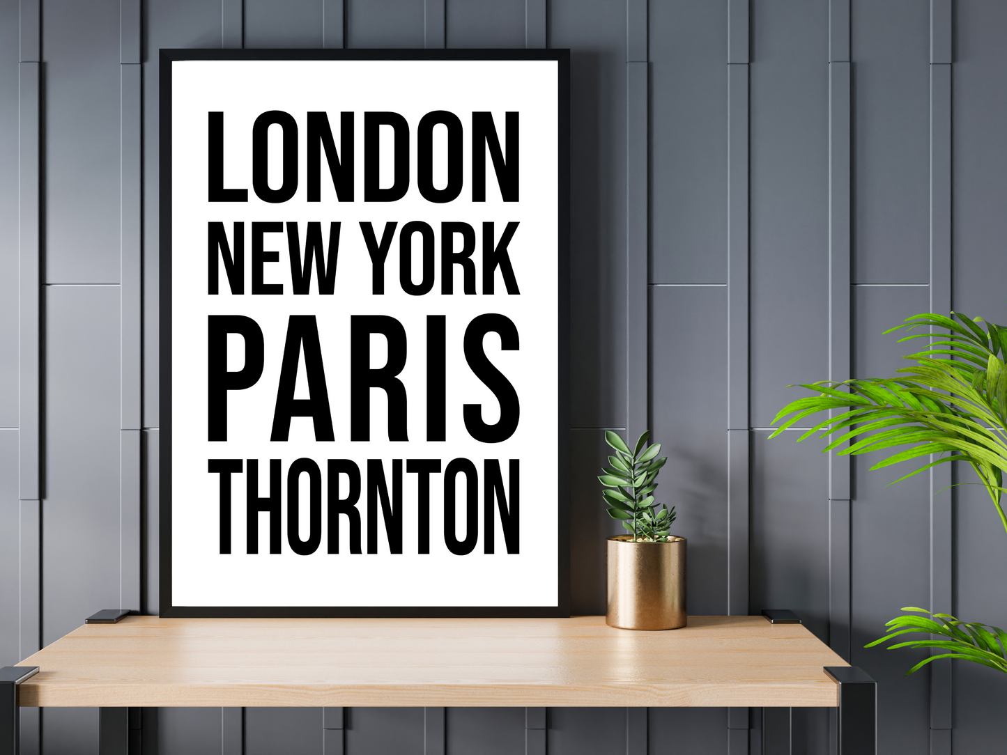 Thornton Bold Print