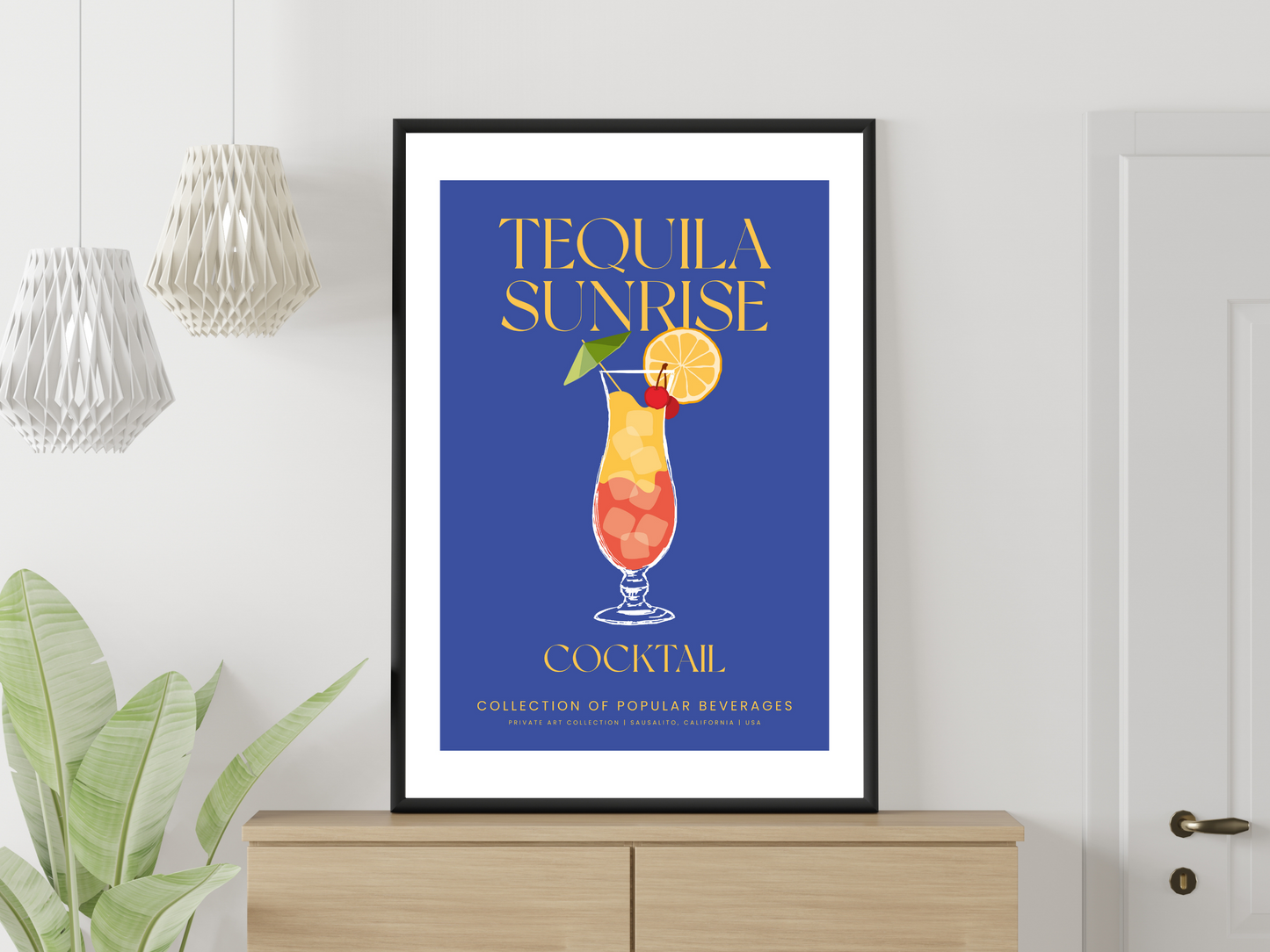 Tequila Sunrise Cocktail