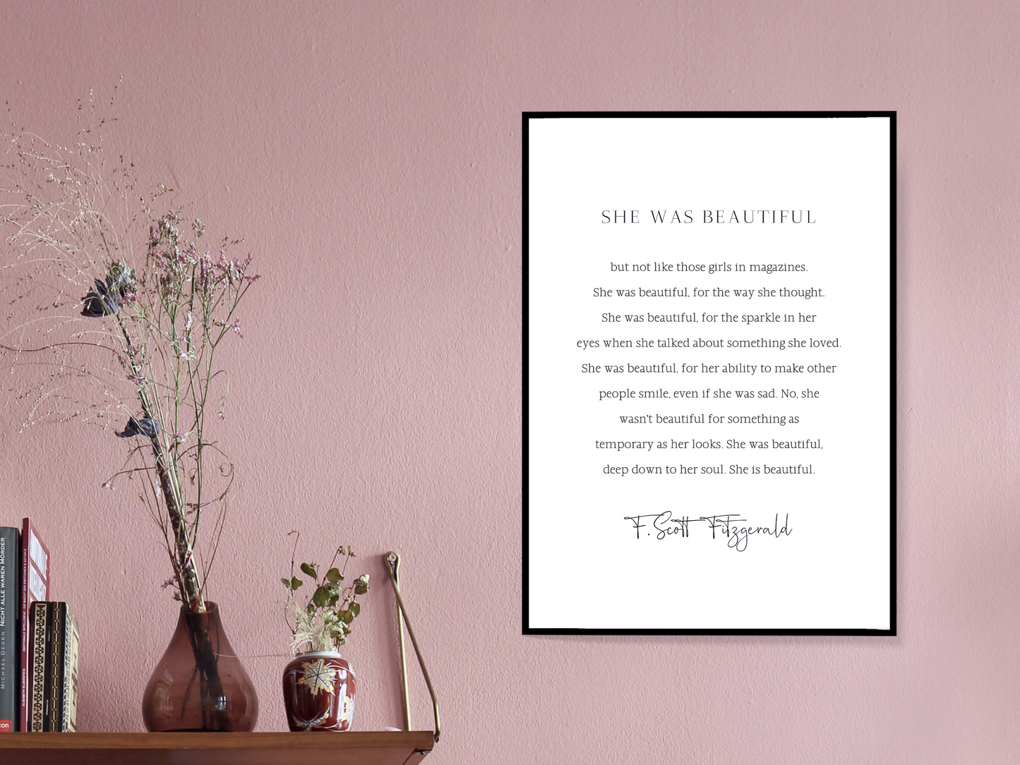 She Was Beautiful Two - F.Scott Fitzgerald Quote