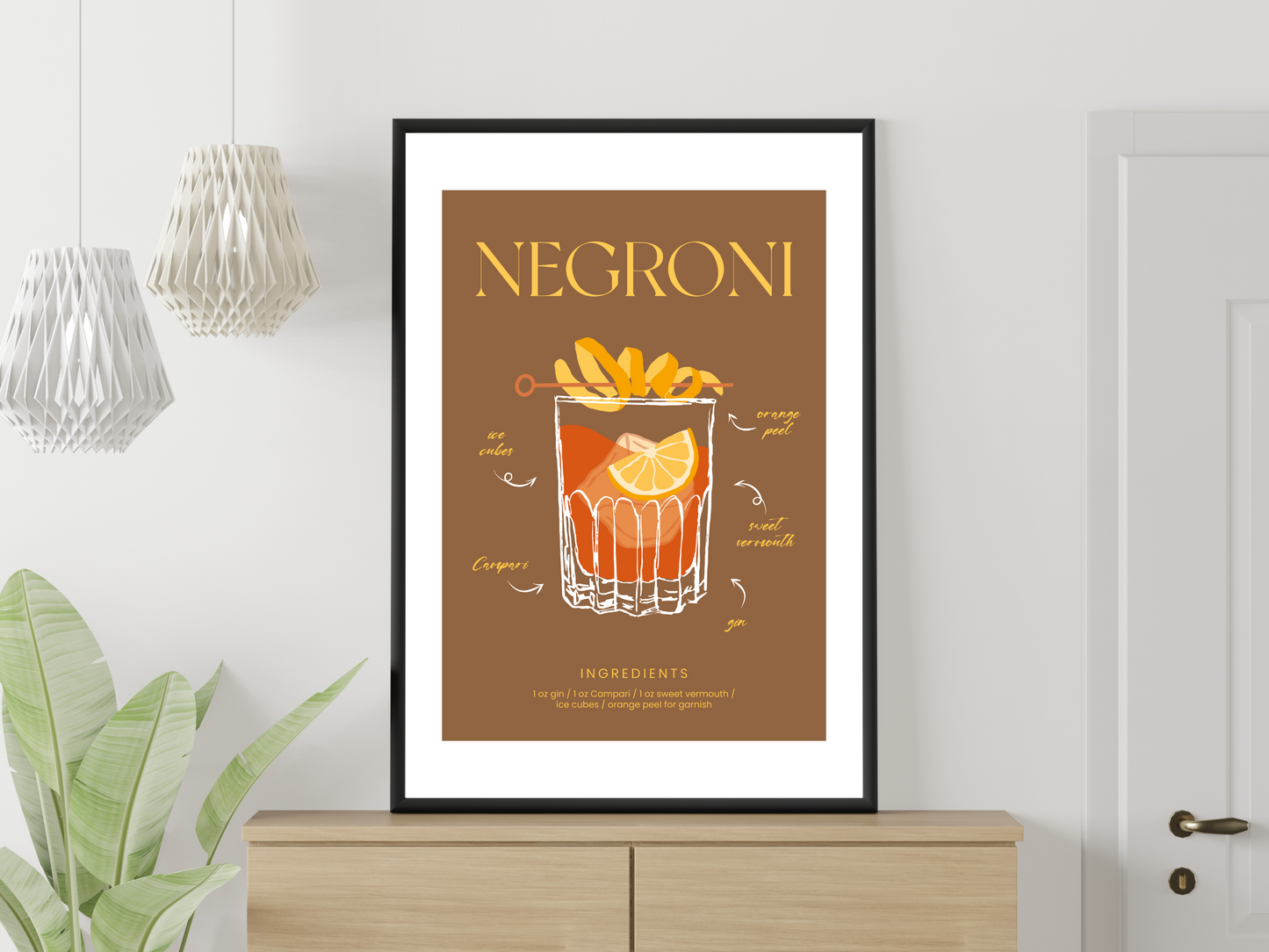 Negroni Brown Cocktail