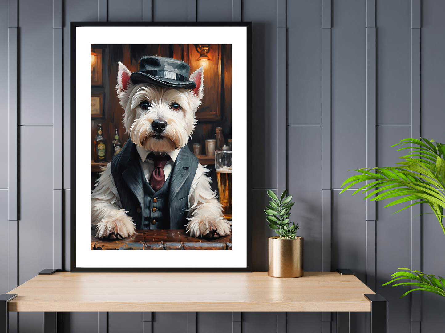 Westie Peaky Paws