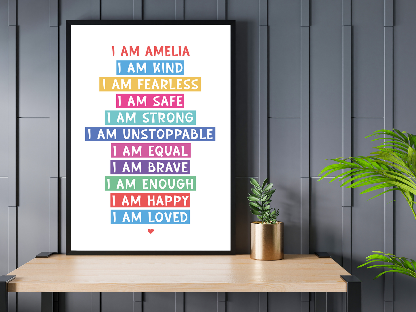 I Am Affirmation Personalised