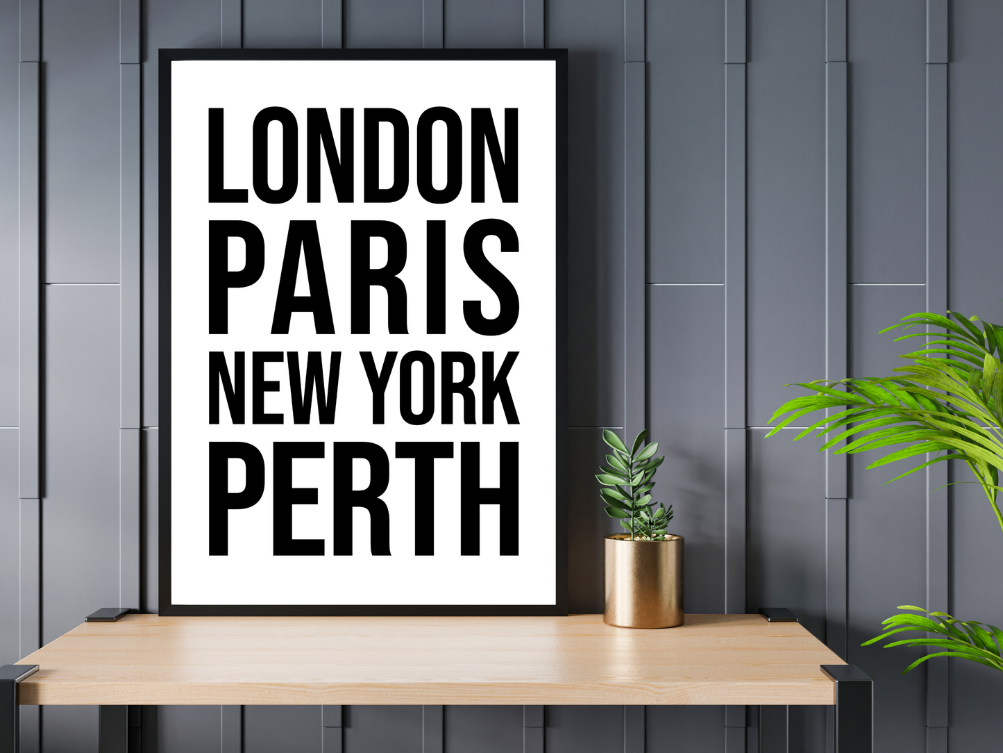 Perth Bold Print