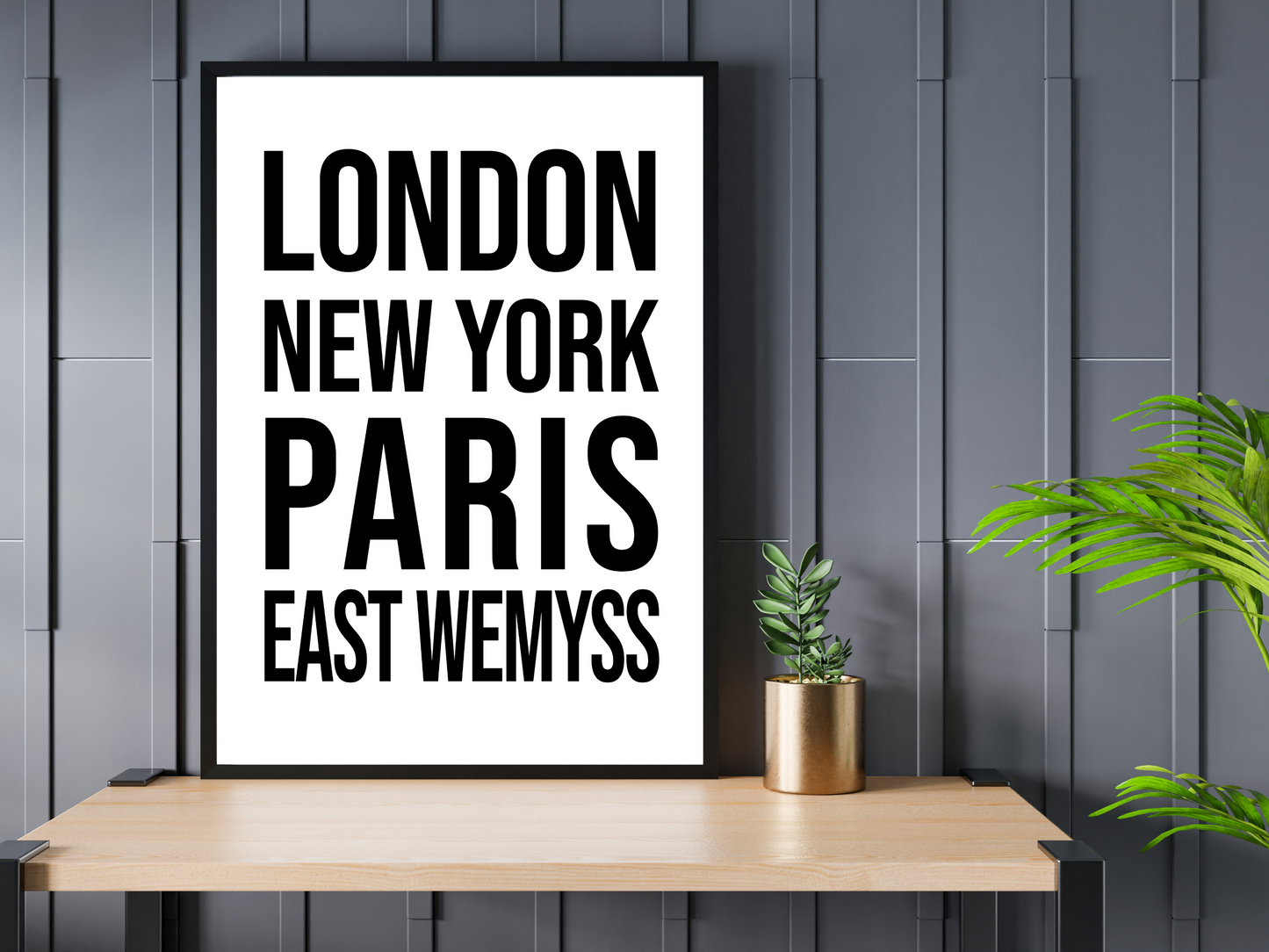 East Wemyss Bold Print