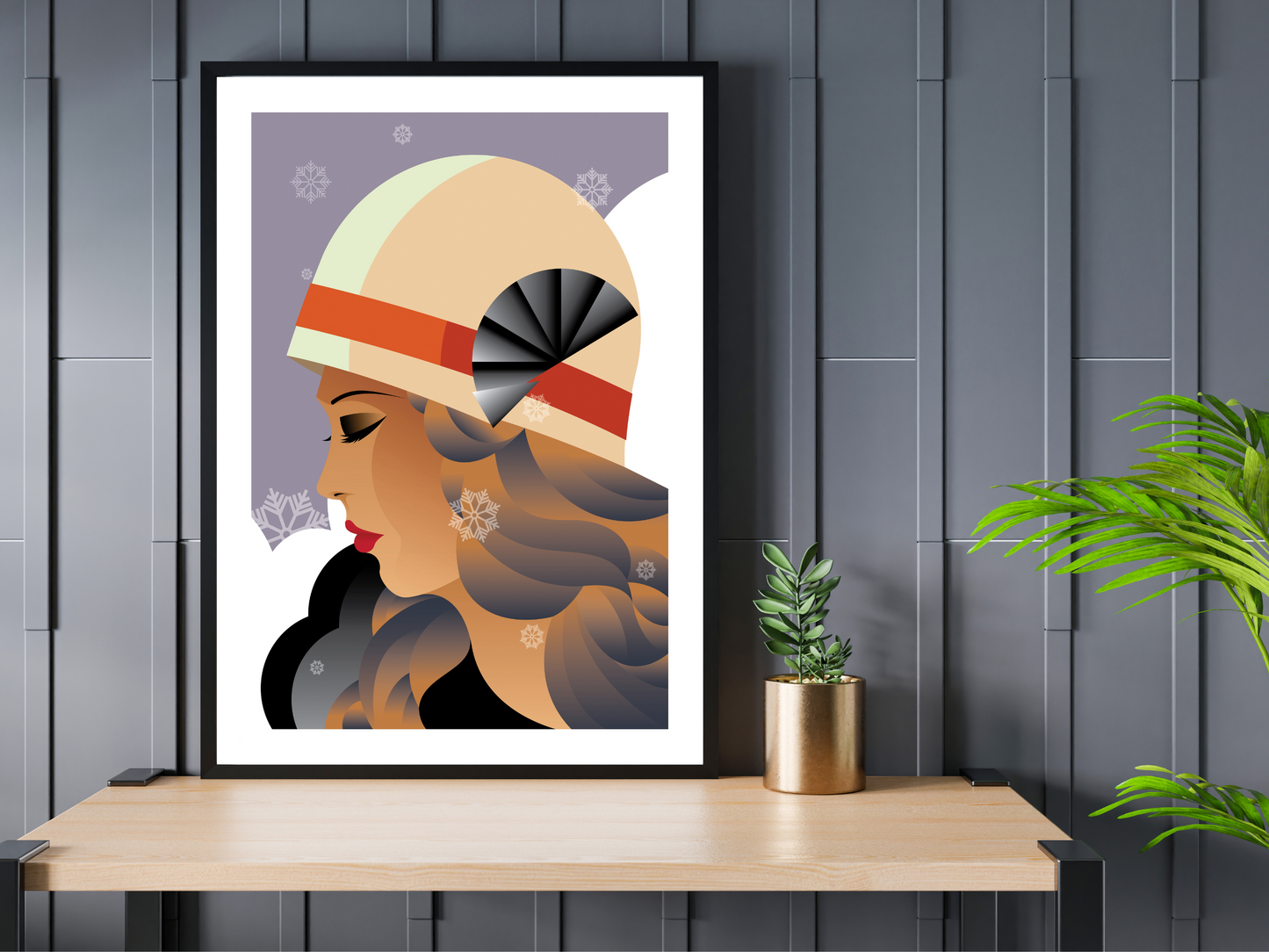 Art Deco Winter Beauty