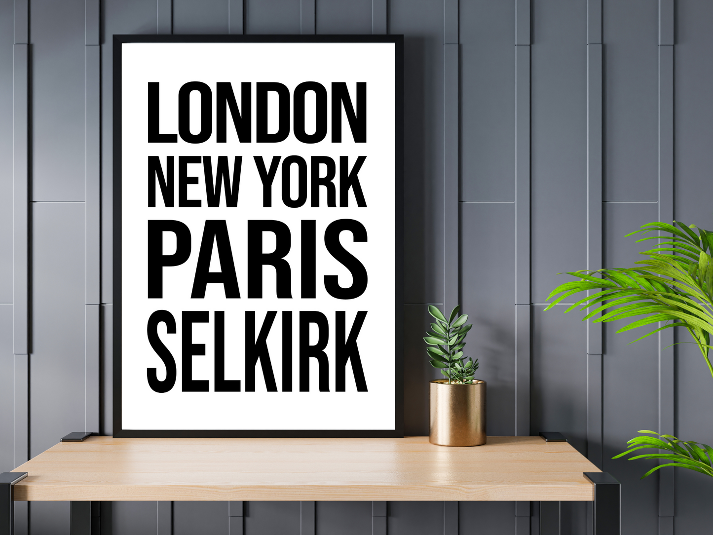 Selkirk Bold Print