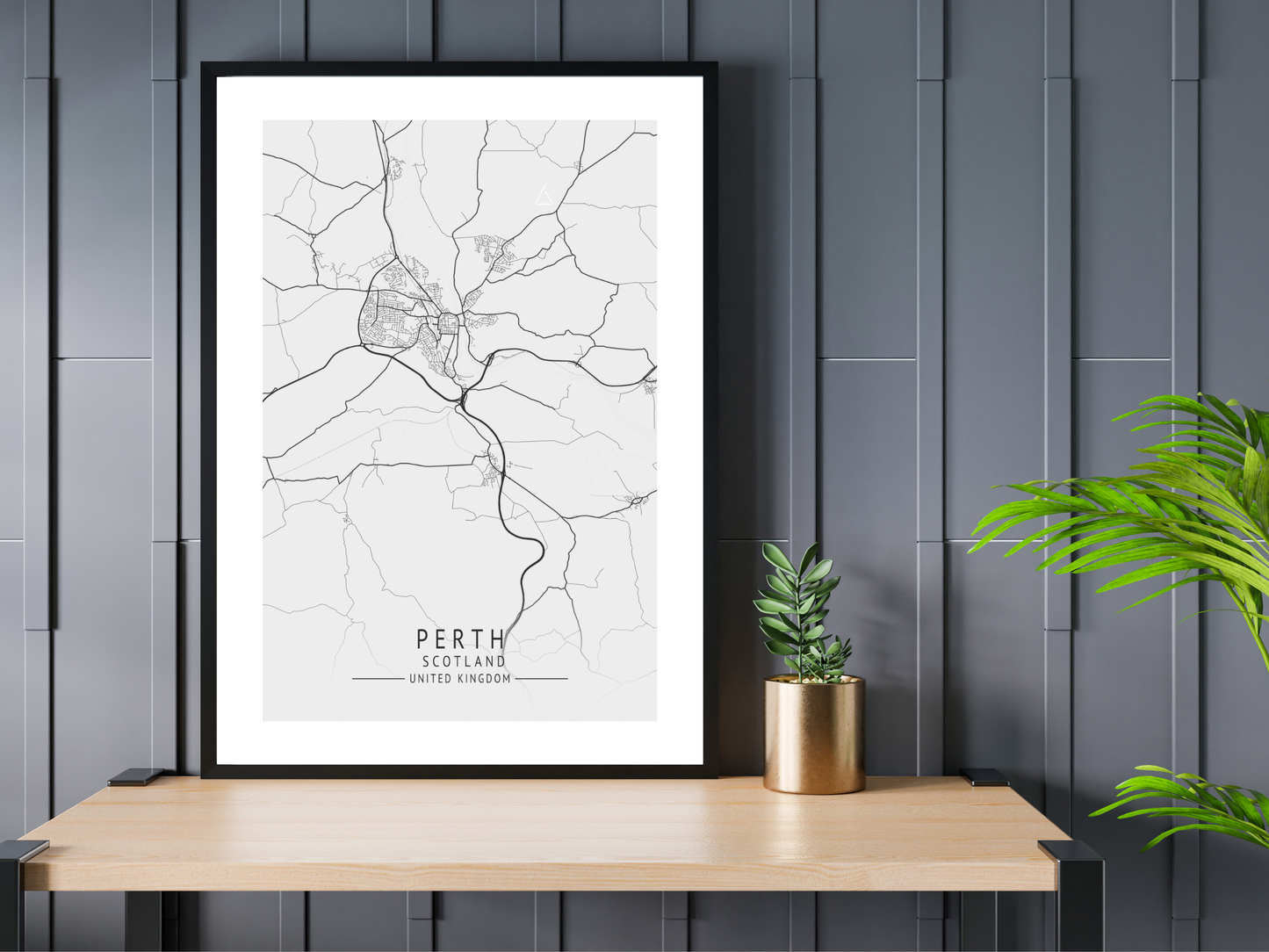 Perth Map Print