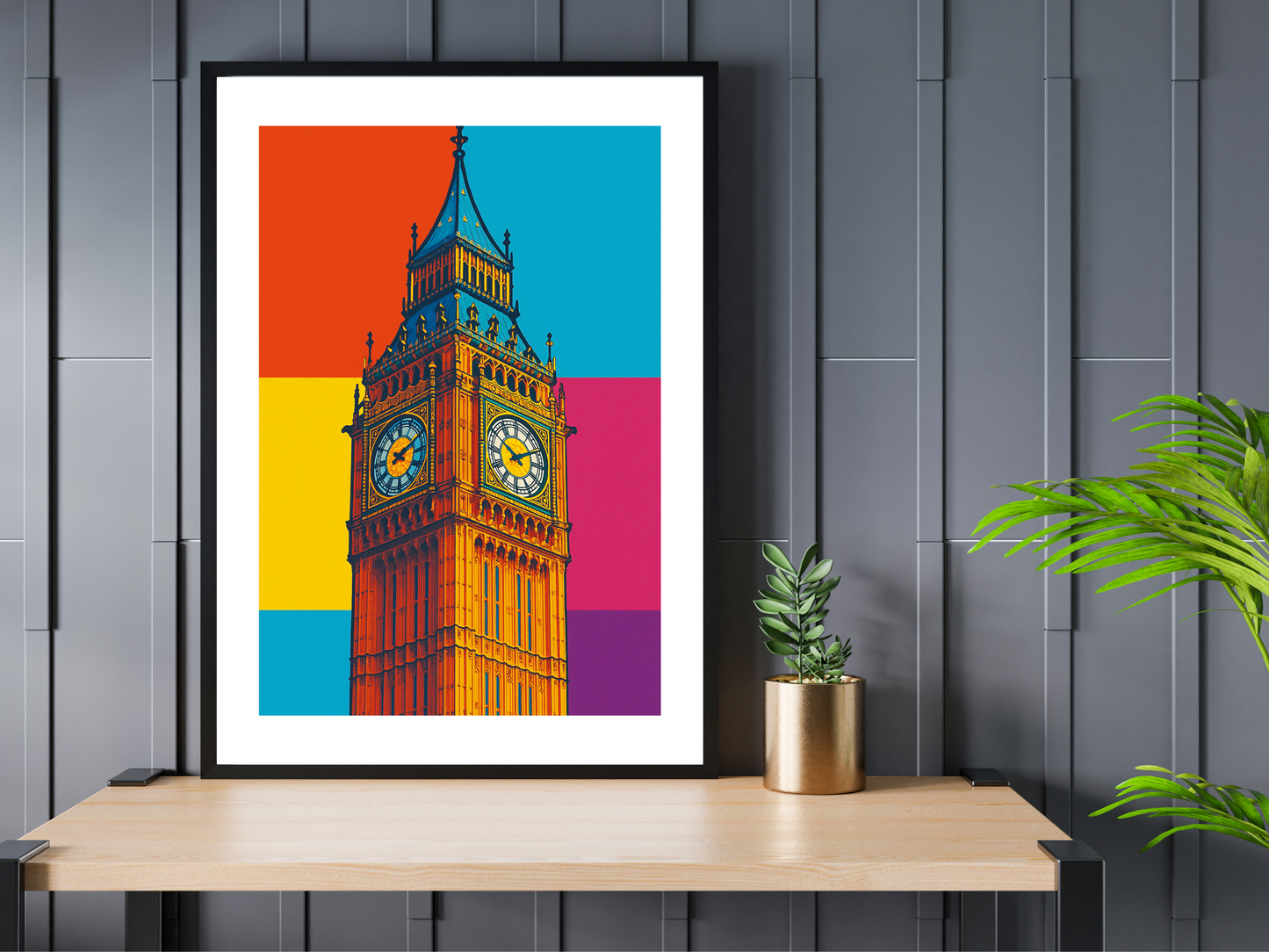 Big Ben Pop Art
