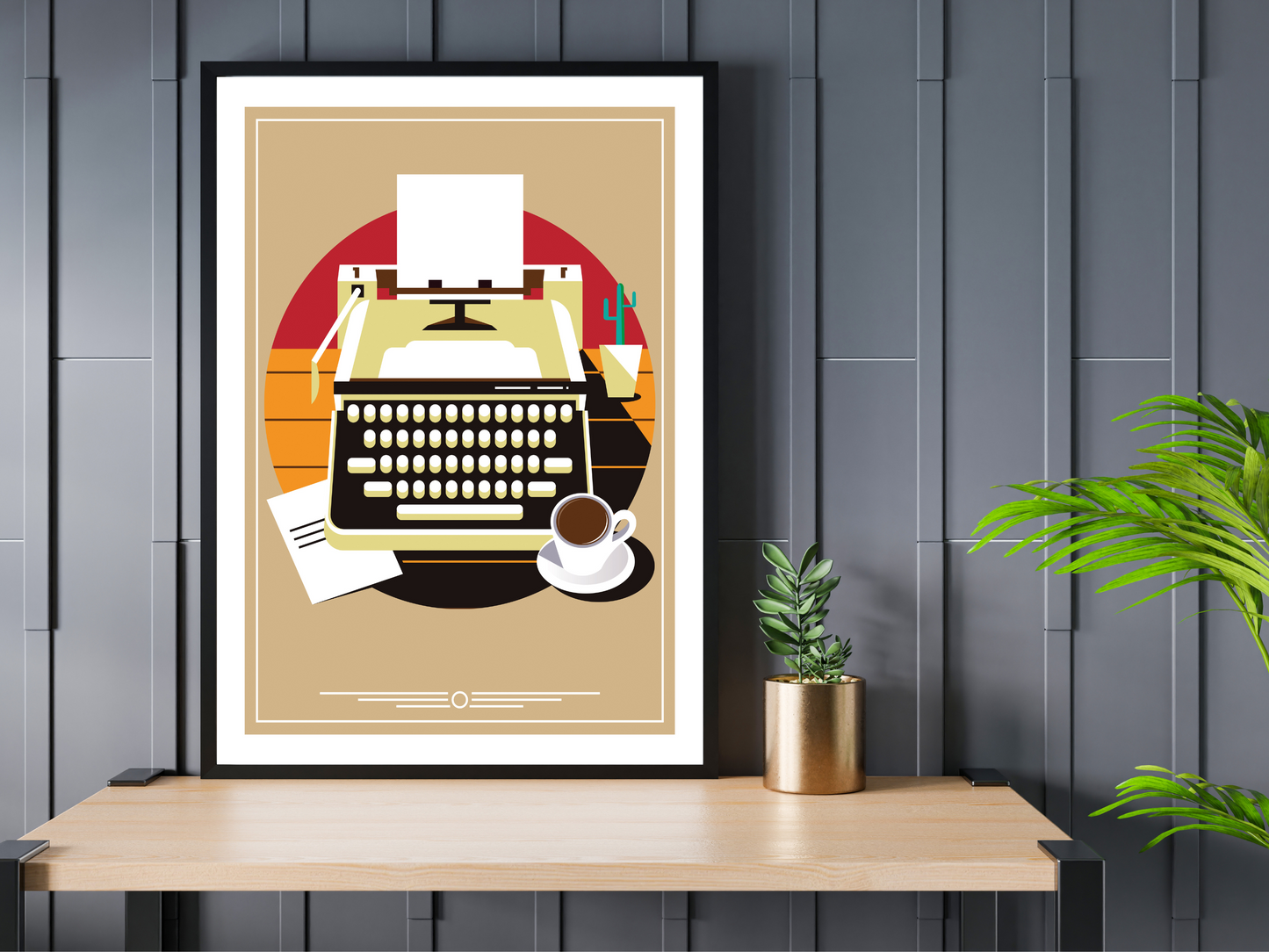 Art Deco Typewriter