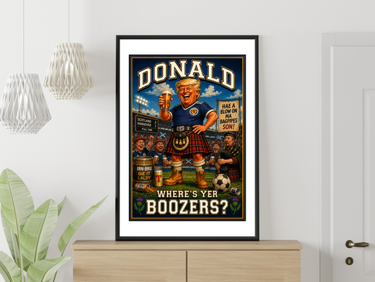 Donald Where's Yer Boozers? | Scotland Football