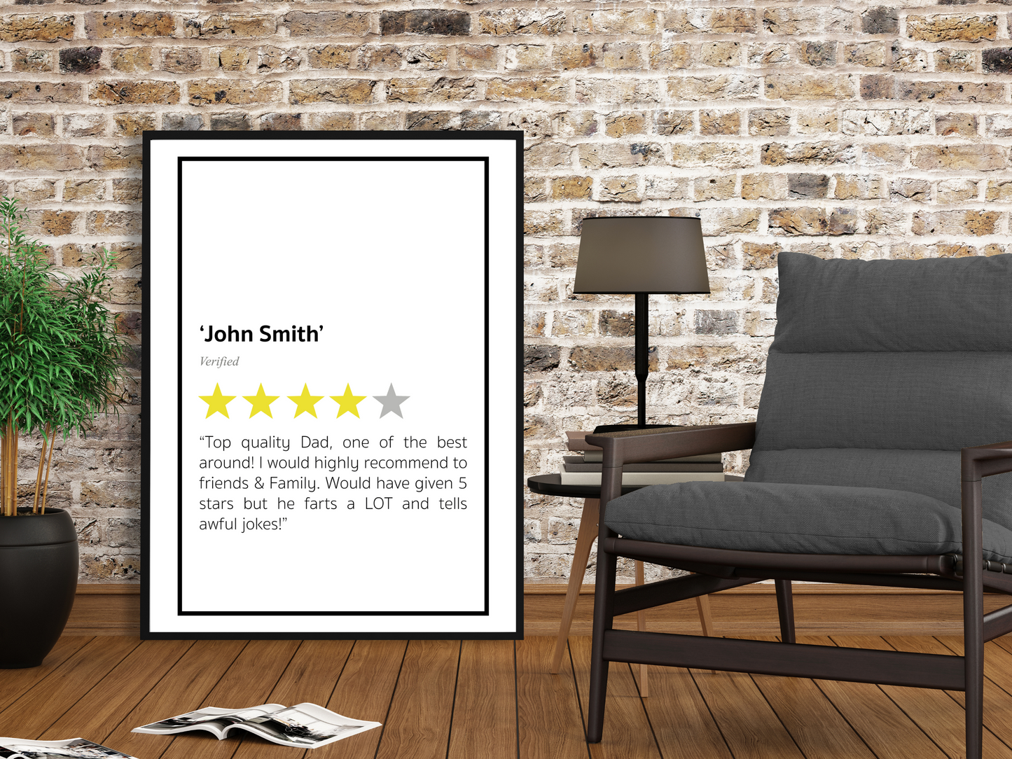 Personalised Review Print