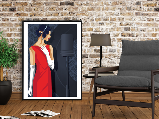 Art Deco Rouge