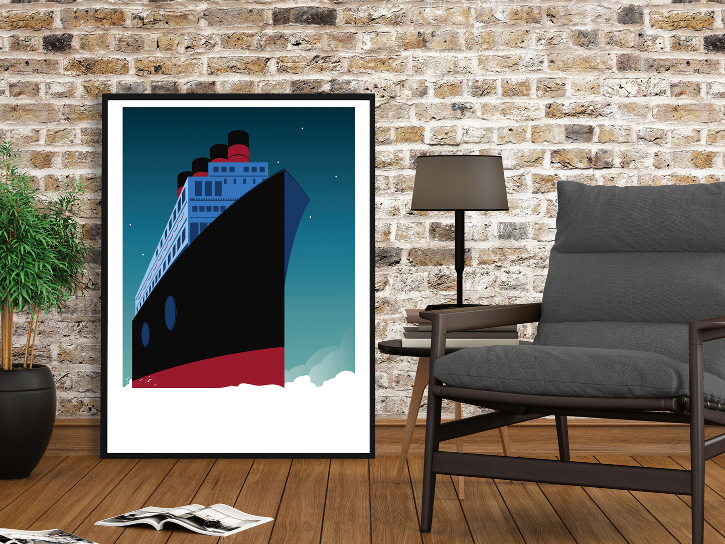 Art Deco Ship