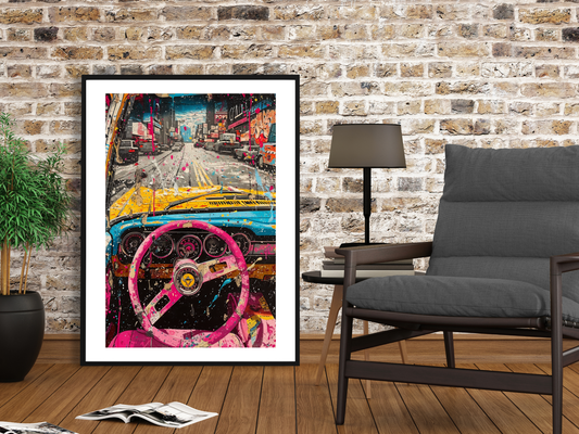 Neon Streets Supercar | Car Art